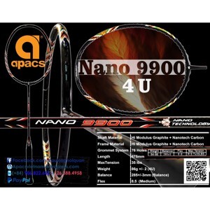 Vợt cầu lông Apacs nano 9900