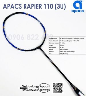 Vợt Cầu Lông Apacs Rapier 110