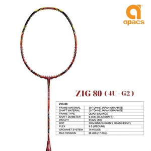 Vợt cầu lông Apacs Zig 80