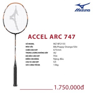 Vợt cầu lông Mizuno Accel ARC-747