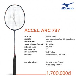 Vợt cầu lông Mizuno Accel Arc 737