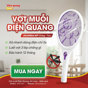 Vợt muỗi Điện Quang ĐQ EMR04 WP