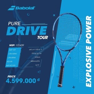 Vợt tennis Babolat Pure Drive Tour 2021 101439 (315gr)