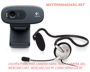 Webcam Logitech C270H -  Có tai nghe