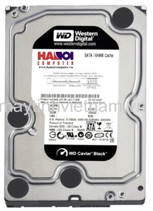 Ổ cứng HDD Western WD Caviar Black - 1TB - SATA3 6Gb/s - 7200vòng/phút - 64MB Cache