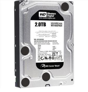 Ổ cứng HDD Western WD Caviar black 2TB/ 7200Rpm/ Cache 64M/ Sata 3