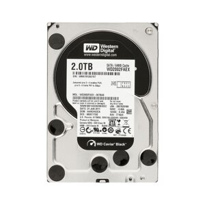 Ổ cứng HDD Western WD Caviar black 2TB/ 7200Rpm/ Cache 64M/ Sata 3