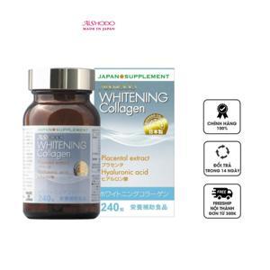 Viên uống trắng da trị nám Collagen Whitening Aishodo