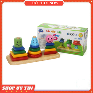 Bộ xếp hình 3 trụ Winwintoys