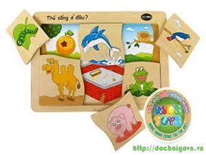 Bộ đồ chơi Thú sống ở đâu Winwintoys 64332