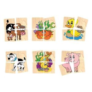 Ghép hình 10 con vật Winwintoys 64392