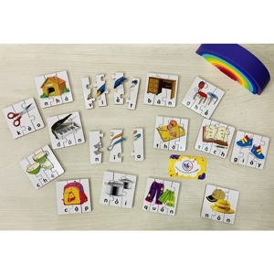 Bộ ghép hình học chữ 2 Winwintoys 66442