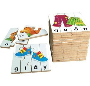 Bộ ghép hình học chữ 2 Winwintoys 66442