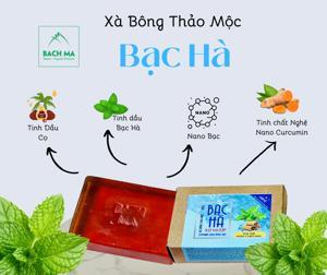 Xà bông Handmade Thảo Mộc Bạc Hà 100g