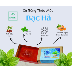 Xà bông Handmade Thảo Mộc Bạc Hà 100g