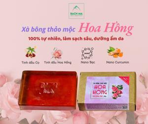 Xà bông Handmade Thảo Mộc Hoa Hồng 100g