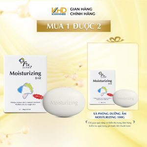 Xà phòng dưỡng ẩm mịn da Fixderma Moisturizing Bar 100g