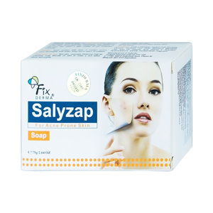 Xà phòng giúp giảm thâm mụn Fixderma Salyzap Soap 75gram