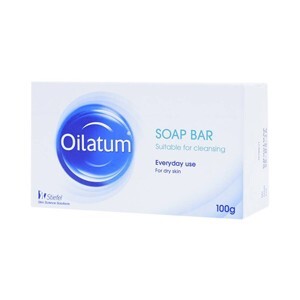 Xà phòng rửa mặt và tắm cho da khô Oilatum Bar 100g