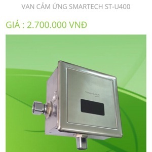 Van xả tiểu cảm ứng Smartech ST-U400