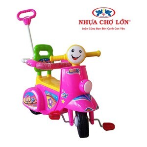 Xe 3 bánh Vespa điều khiển, đai bảo vệ, có nhạc