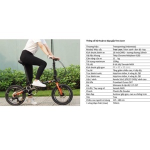 Xe đạp gấp 16 Inch Trex Leon