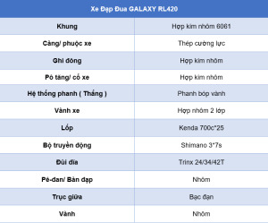 Xe đạp thể thao Galaxy RL420