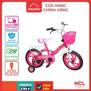 Xe đạp trẻ em Nhựa Chợ Lớn K104 - M1799-X2B - 14 inch, dành cho bé từ 4-5 tuổi