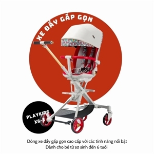 Xe đẩy cho bé Playkids X6