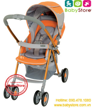 Xe đẩy Combi Urban Walker Sporty - màu xanh/ cam