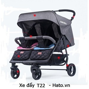 Xe đẩy trẻ em đôi Seebaby T22 nhiều màu