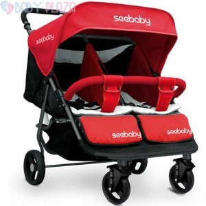 Xe đẩy trẻ em đôi Seebaby T22 nhiều màu