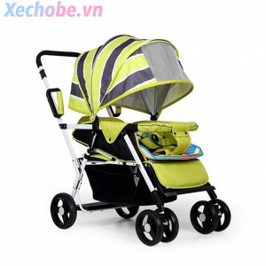 Xe đẩy trẻ em đôi Seebaby T12