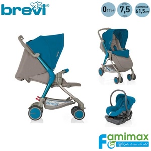 Xe đẩy trẻ em Brevi Boomerang BRE715 - màu 260/ 398/ 233