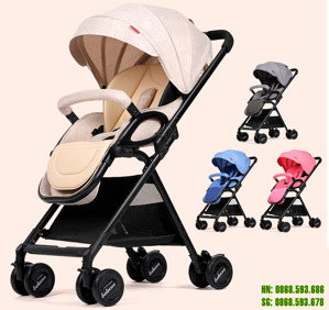 Xe đẩy em bé cao cấp 2 chiều Belecoo A8-1