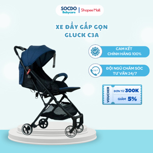 Xe đẩy gấp gọn gluck baby C3A