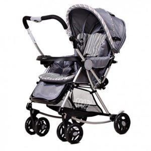 Xe đẩy hai chiều COOZY ARIEL 126 - màu xám/ hồng