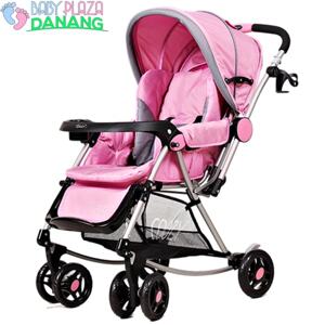 Xe đẩy hai chiều COOZY ARIEL 126 - màu xám/ hồng