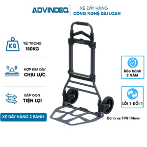 Xe đẩy hàng 2 bánh rút gọn Advindeq TL-150C