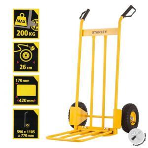 Xe đẩy hàng 2 bánh tải trọng 200kg Stanley HT535