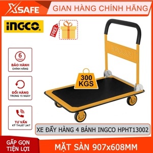 Xe đẩy hàng 4 bánh gấp gọn Ingco HPHT13002