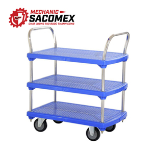 Xe đẩy hàng sàn nhựa 3 tầng Sumo NP-230D