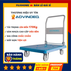 Xe đẩy hàng sàn nhựa Advindeq PT-150