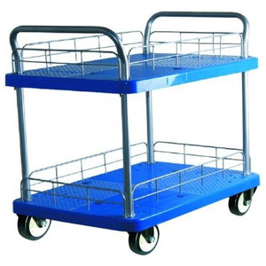 Xe đẩy hàng sàn nhựa hai tầng Feida FD300-T2 (FD-300T2) - 300 Kg