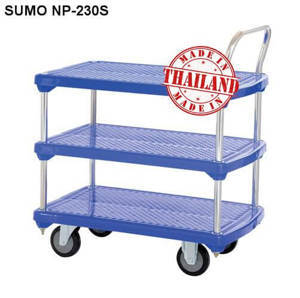 Xe đẩy hàng sàn nhựa Sumo NP-230S