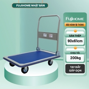 Xe đẩy hàng sàn thép 4 bánh Fujihome SH300