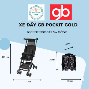 Xe đẩy trẻ em GB Pockit