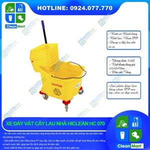 Xe đẩy vắt cây lau nhà 1 ngăn HiClean HC070