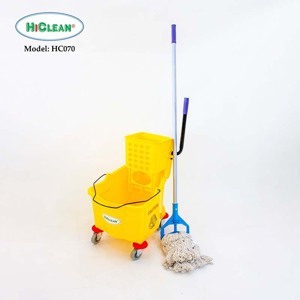 Xe đẩy vắt cây lau nhà 1 ngăn HiClean HC070