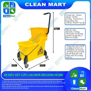 Xe đẩy vắt cây lau nhà Hiclean HC-090